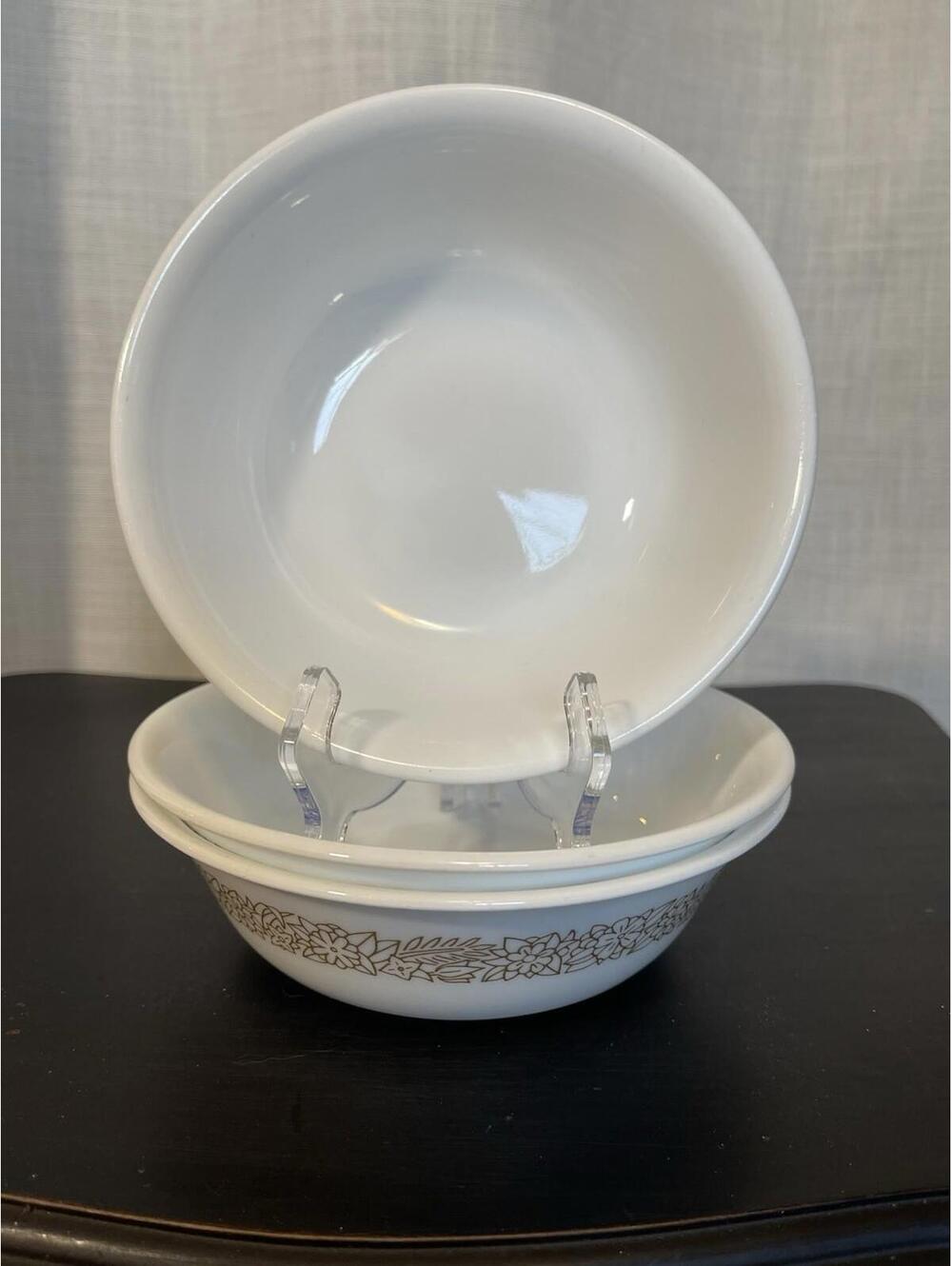 Corelle woodland brown 6” cereal bowl individually priced
